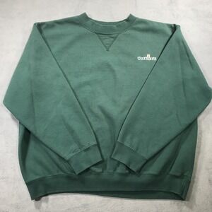 Vintage Carhartt Sweatshirt Mens 2XL XXL Green Crew Neck 90s USA Skate Pullover